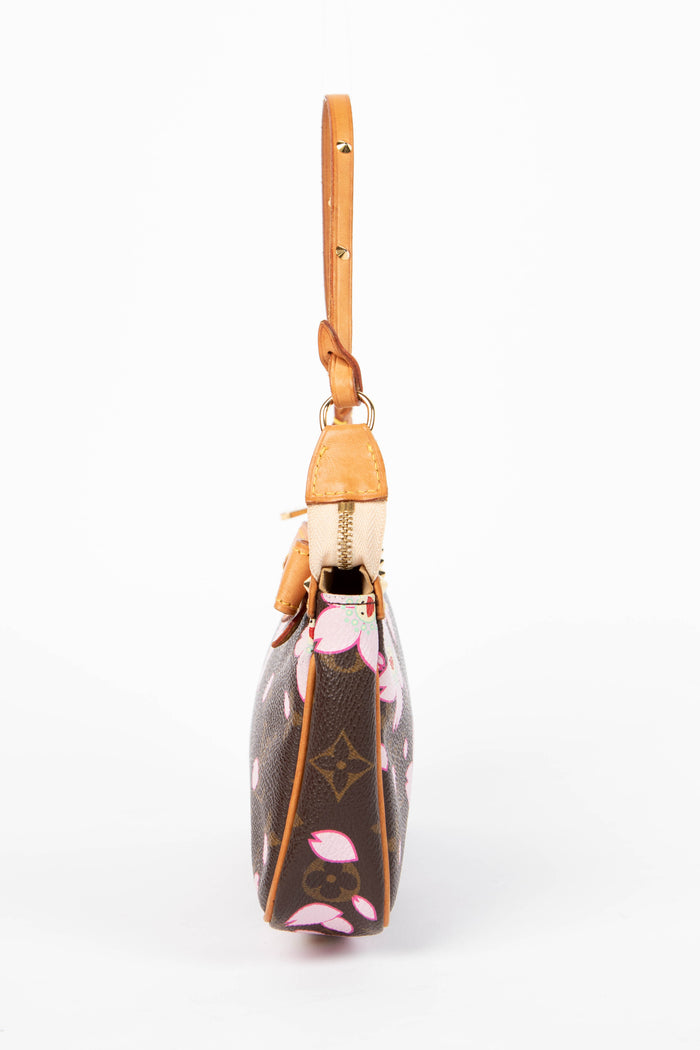 RARE Louis Vuitton x Takashi Murakami Cherry Blossom Pochette Accessoires