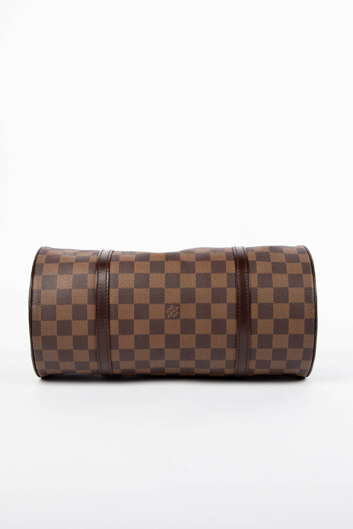 2000s Louis Vuitton Damier Ebene Papillon 30cm Shoulder Bag