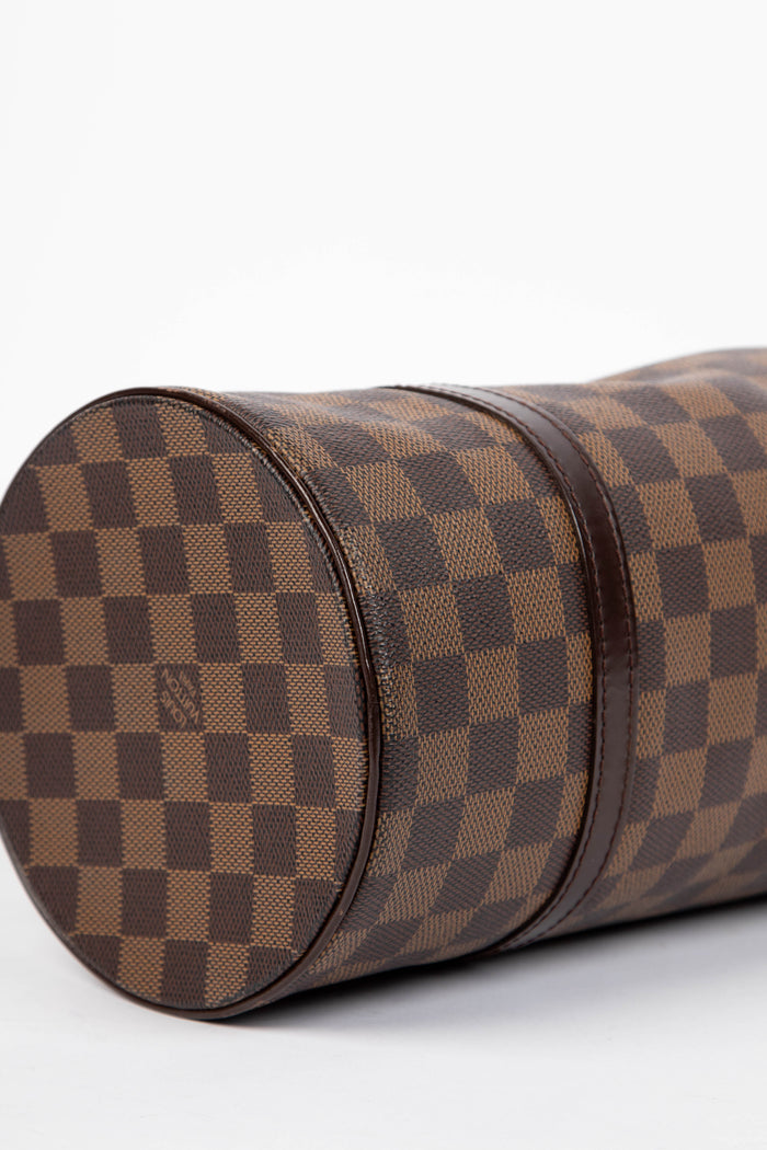2000s Louis Vuitton Damier Ebene Papillon 30cm Shoulder Bag