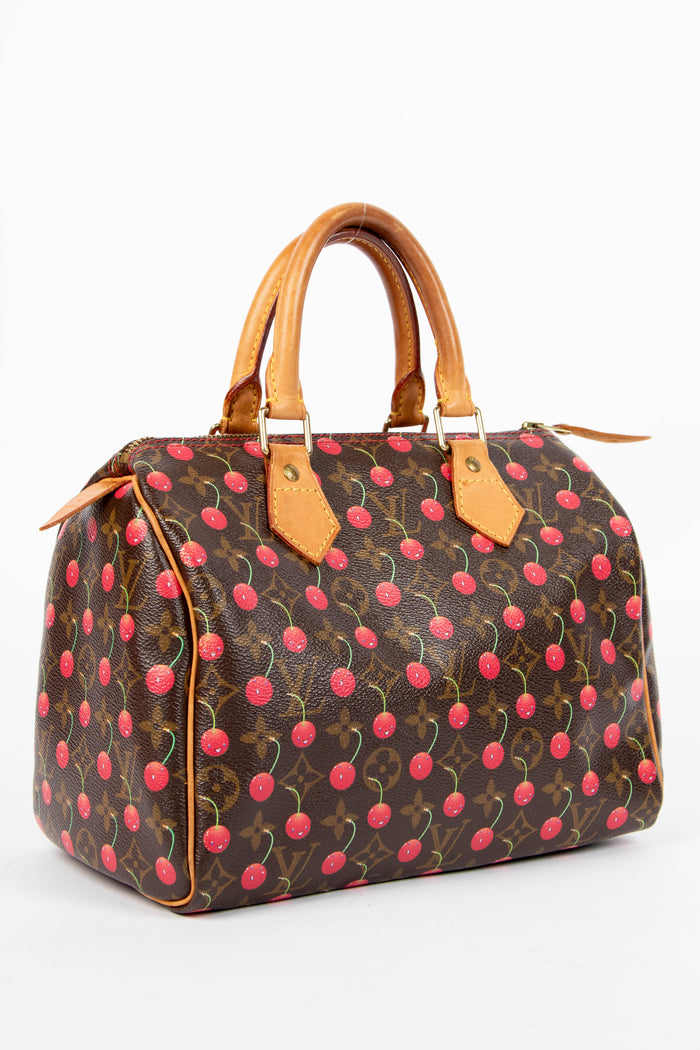 RARE Louis Vuitton x Takashi Murakami Cherry Speedy 25cm