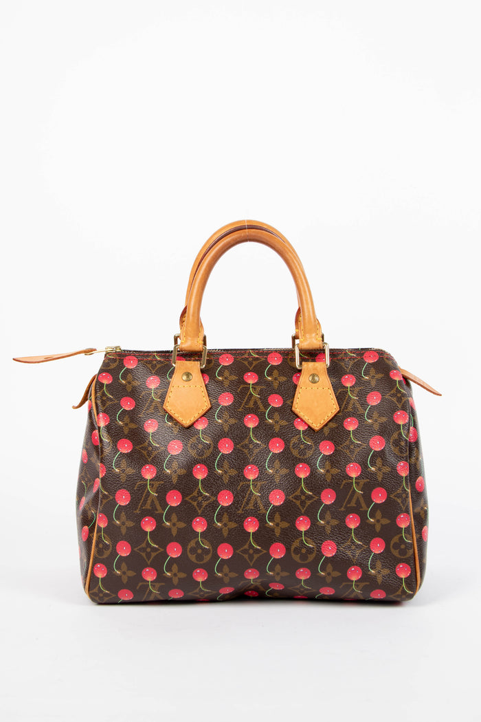 RARE Louis Vuitton x Takashi Murakami Cherry Speedy 25cm