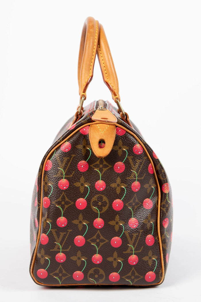 RARE Louis Vuitton x Takashi Murakami Cherry Speedy 25cm