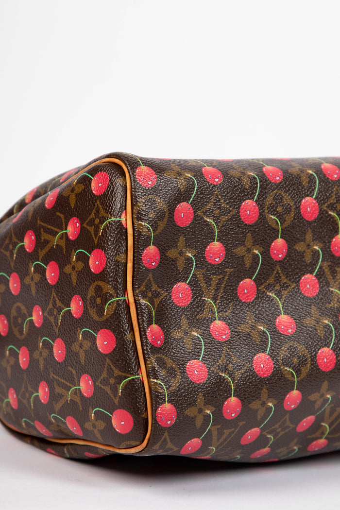 RARE Louis Vuitton x Takashi Murakami Cherry Speedy 25cm