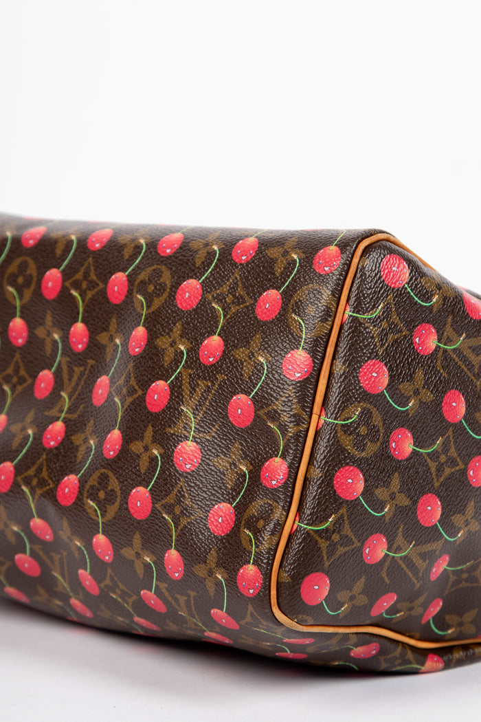 RARE Louis Vuitton x Takashi Murakami Cherry Speedy 25cm