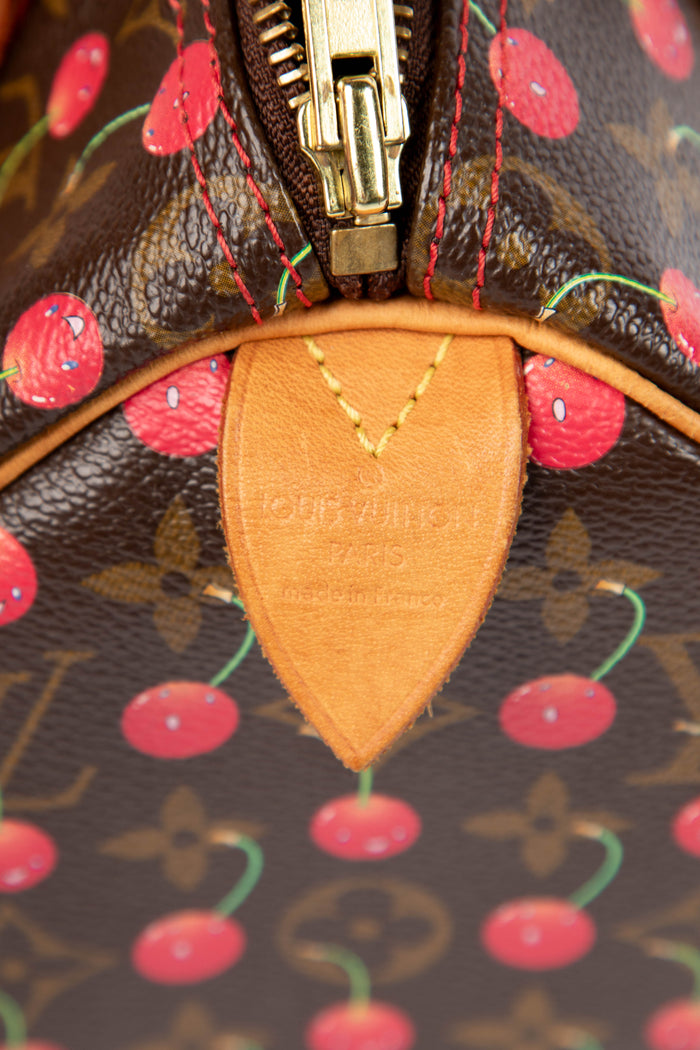 RARE Louis Vuitton x Takashi Murakami Cherry Speedy 25cm