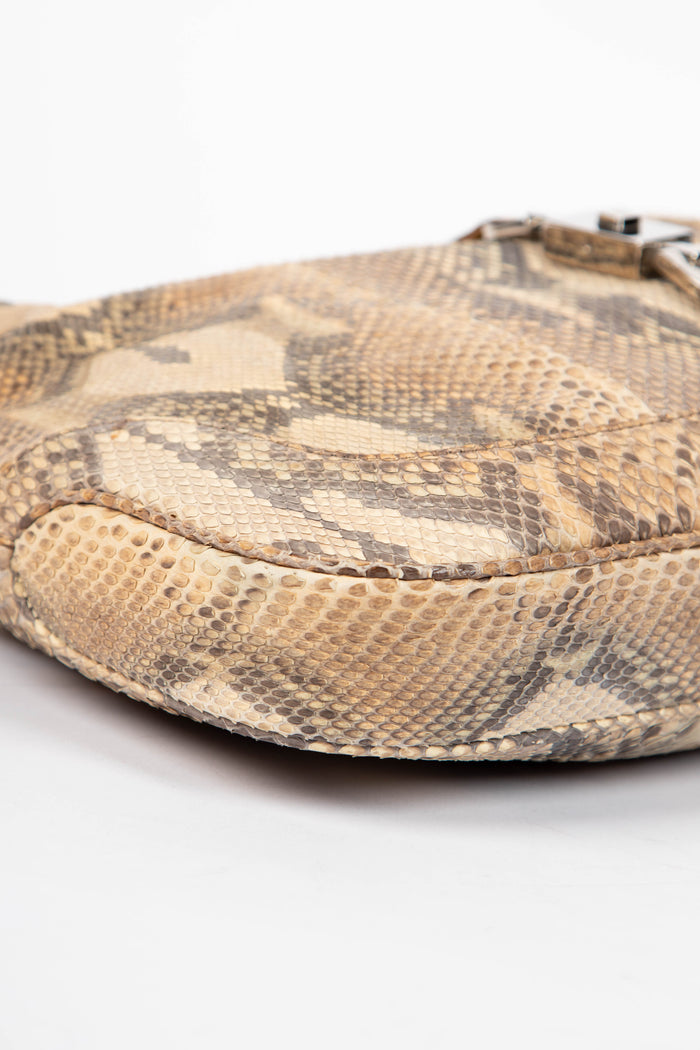 SUPER RARE 2000s Gucci Python Leather Chain Jackie Bag