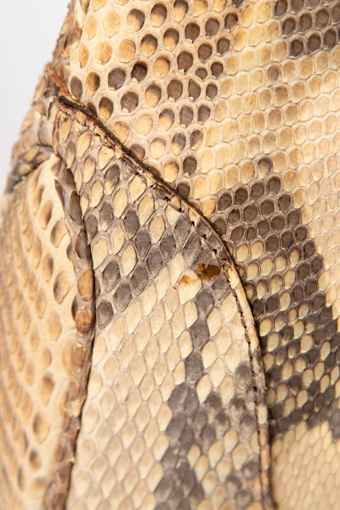 SUPER RARE 2000s Gucci Python Leather Chain Jackie Bag