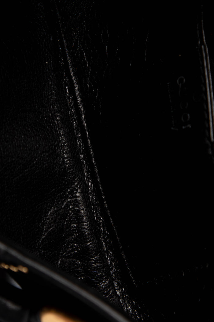 RARE Tom Ford Gucci Black Suede Studded Horsebit Shoulder Bag