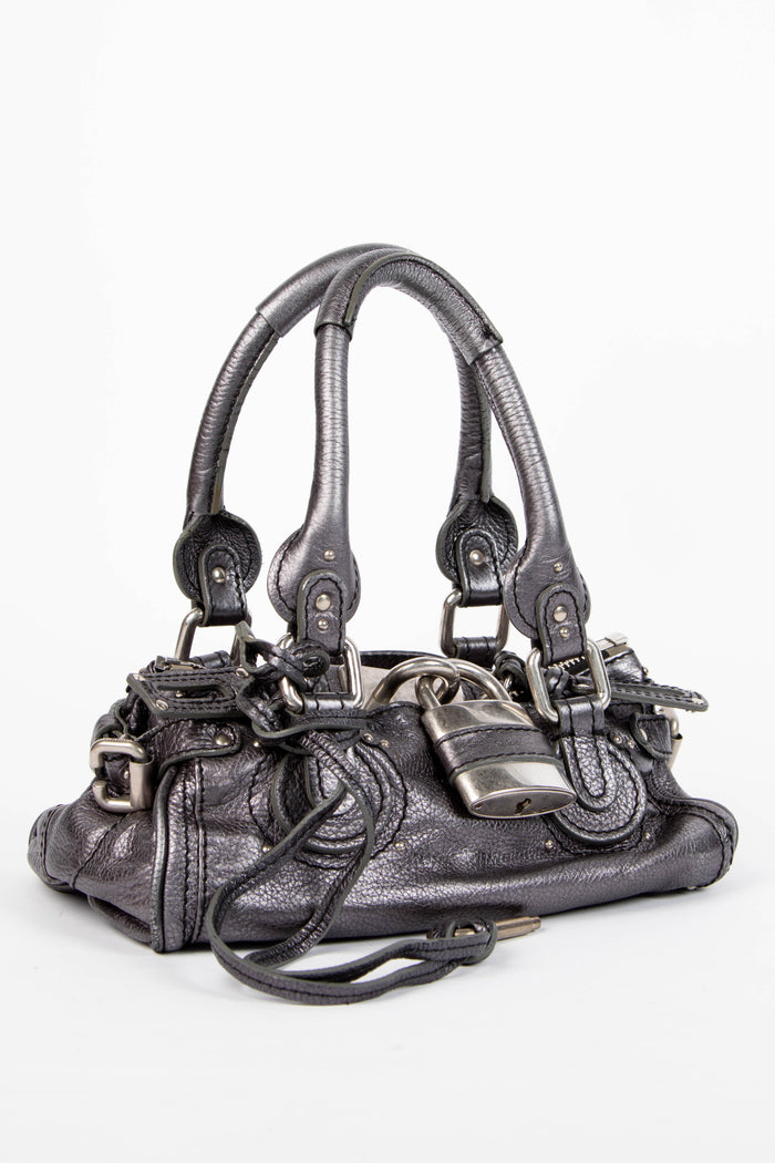 2000s Chloe Metallic Paddington Small Shoulder Bag