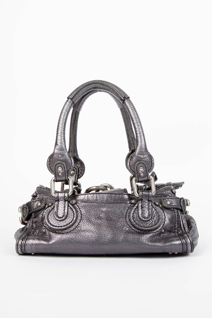 2000s Chloe Metallic Paddington Small Shoulder Bag