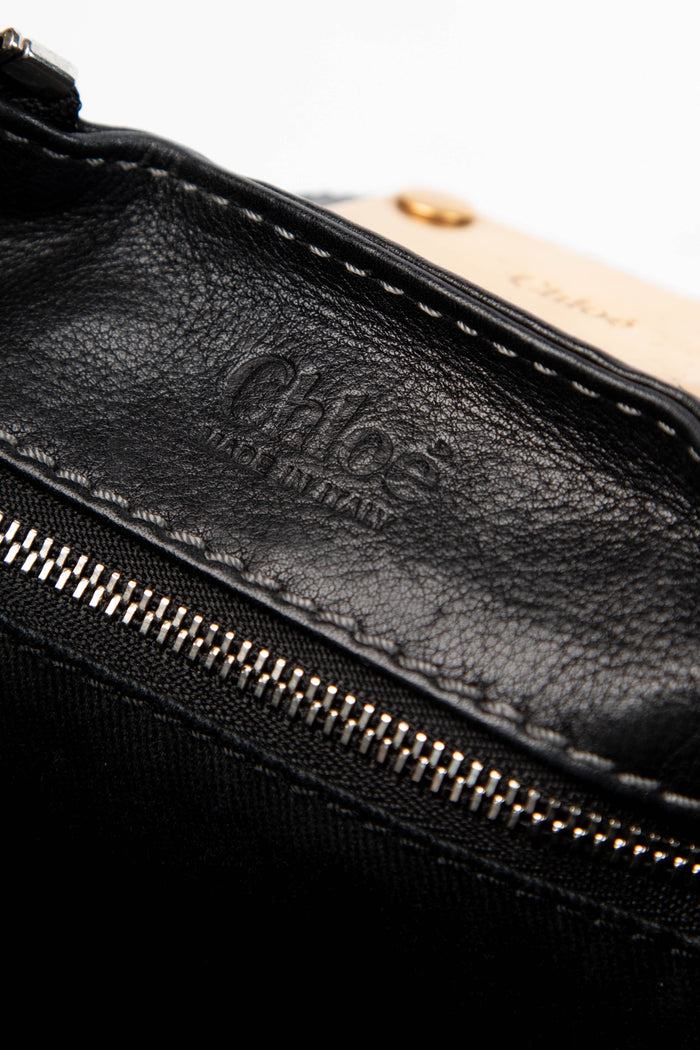 2000s Chloe Black Leather Paddington Shoulder Bag