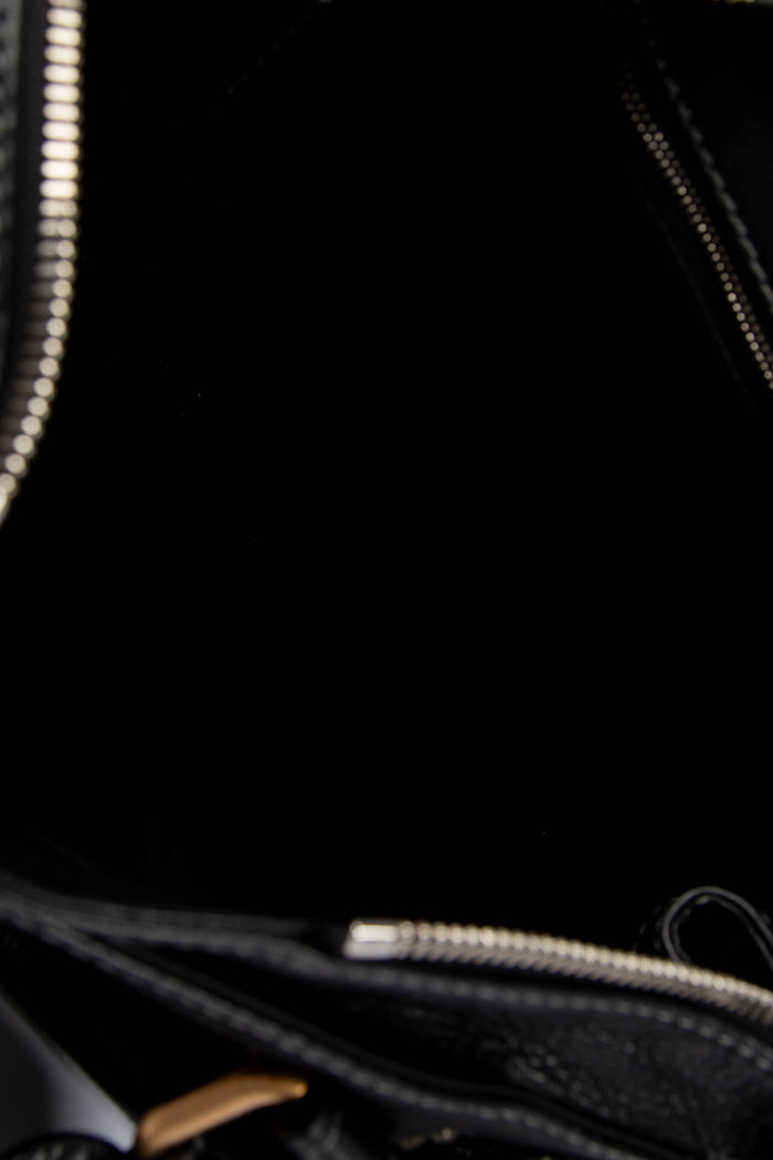 2000s Chloe Black Leather Paddington Shoulder Bag