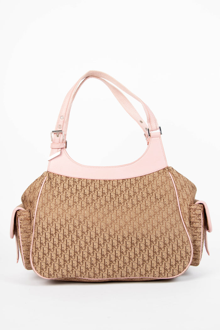 2000s Christian Dior Monogram Cargo Shoulder Bag