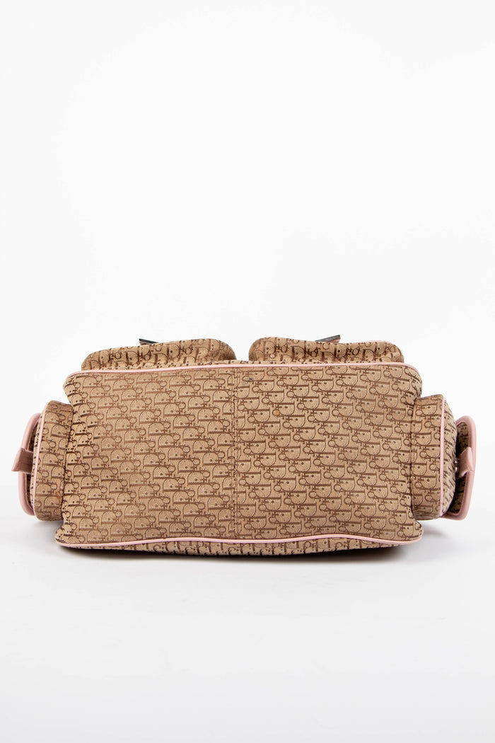 2000s Christian Dior Monogram Cargo Shoulder Bag