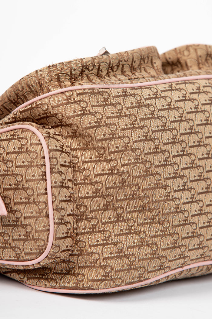 2000s Christian Dior Monogram Cargo Shoulder Bag