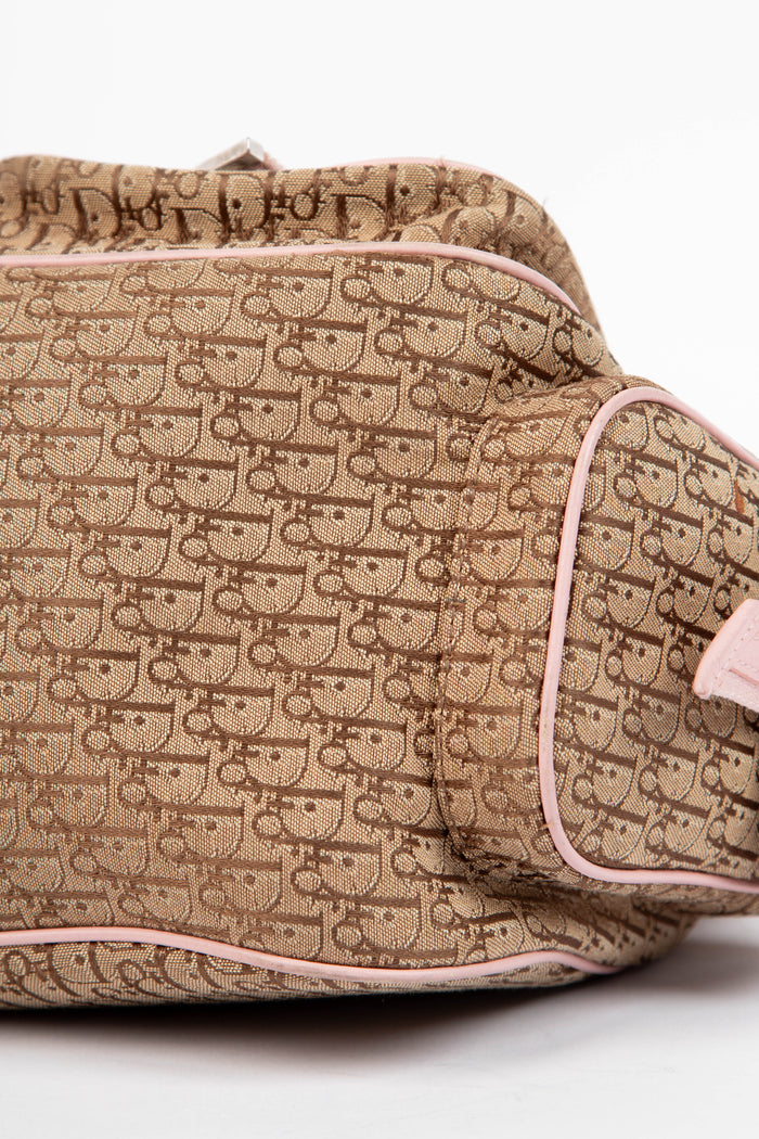 2000s Christian Dior Monogram Cargo Shoulder Bag