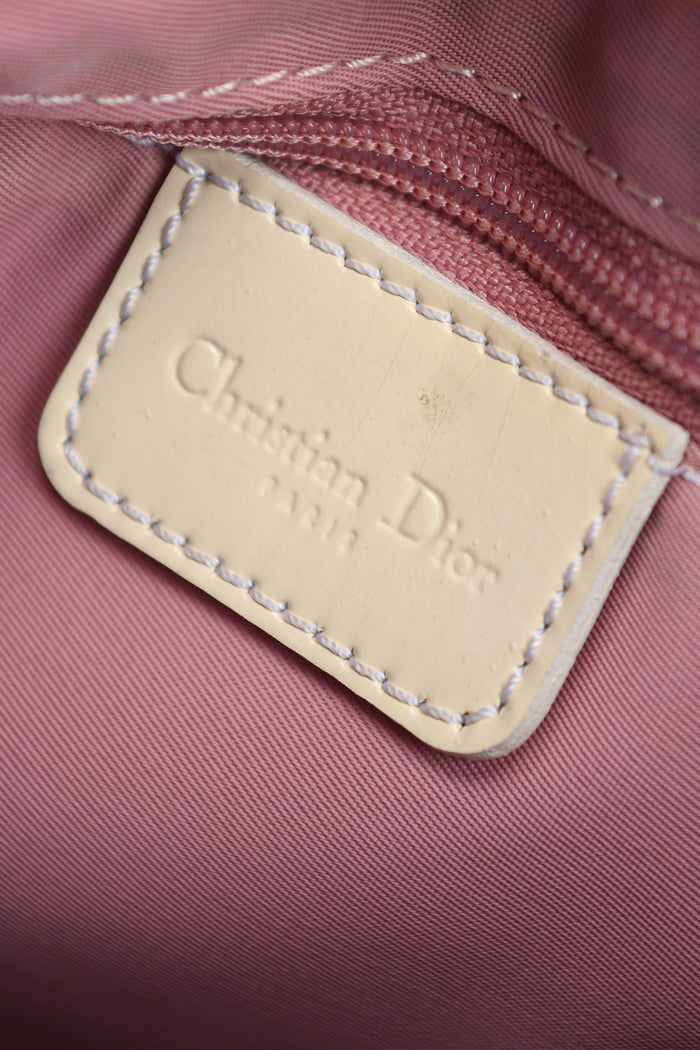 2000s Christian Dior Pink Monogram Canvas Small Boston Bag