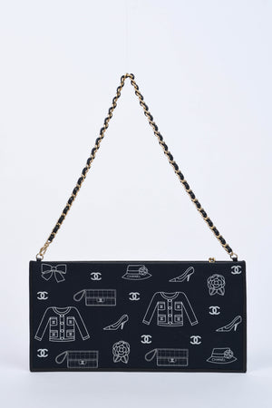 2000s Chanel Icons Canvas Small Shoulder Bag