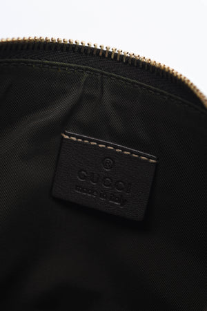Vintage Gucci Monogram Canvas Pochette Shoulder Bag