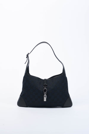 Vintage Gucci Black Monogram Kandinsky Jackie Bag