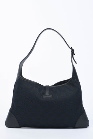 Vintage Gucci Black Monogram Kandinsky Jackie Bag