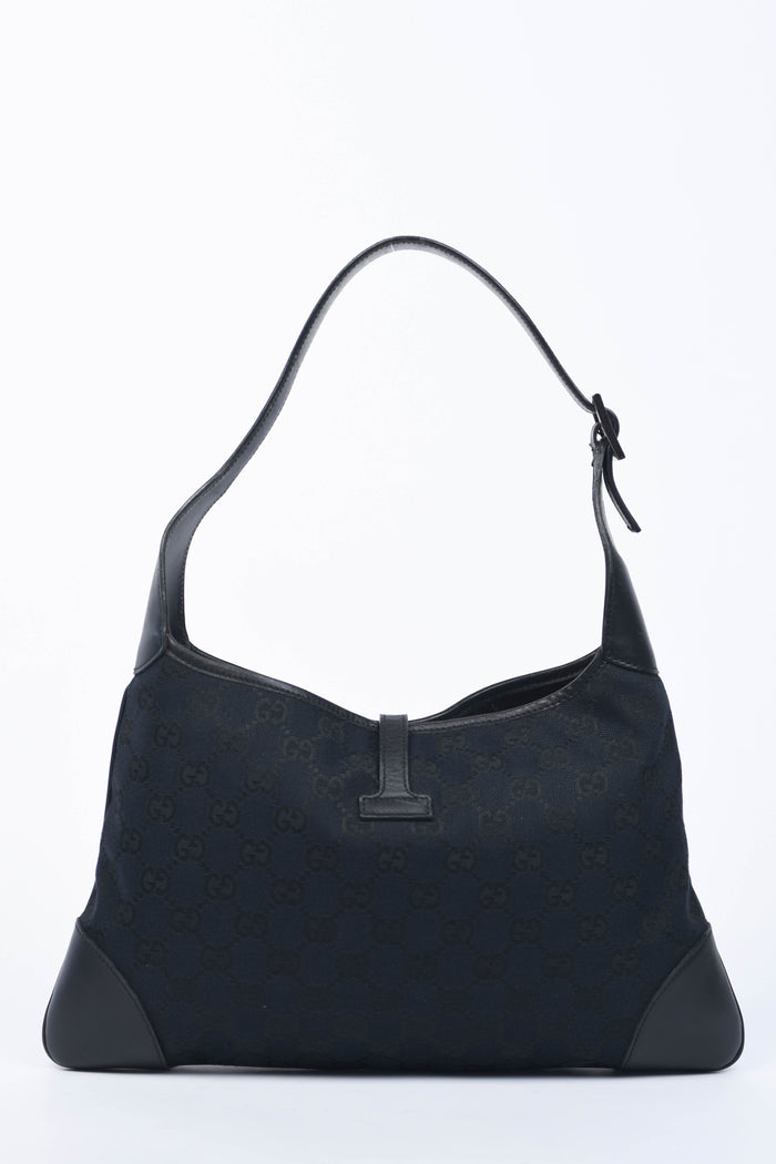 Vintage Gucci Black Monogram Kandinsky Jackie Bag