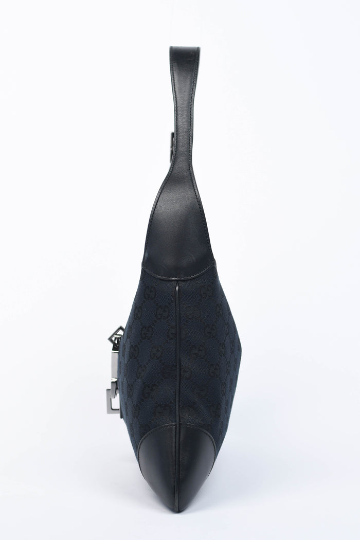 Vintage Gucci Black Monogram Kandinsky Jackie Bag