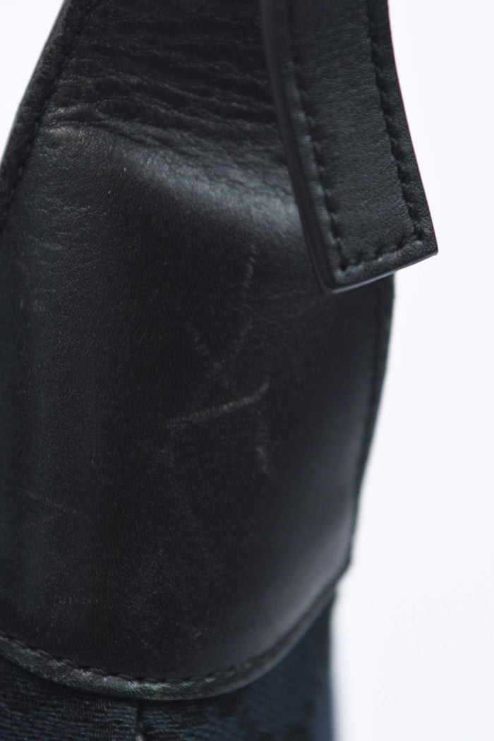 Vintage Gucci Black Monogram Kandinsky Jackie Bag