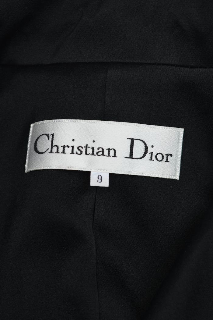 Christian Dior Black Cropped Blazer