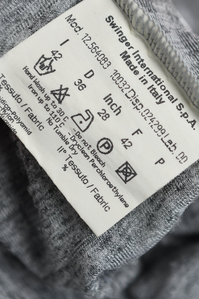 Vintage Fendi Grey Raised Zucca Print T-Shirt