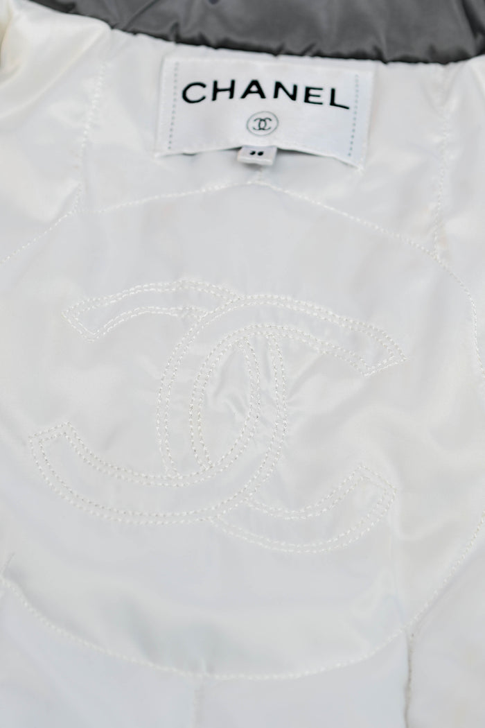 RARE Chanel Silver Ski Jacket