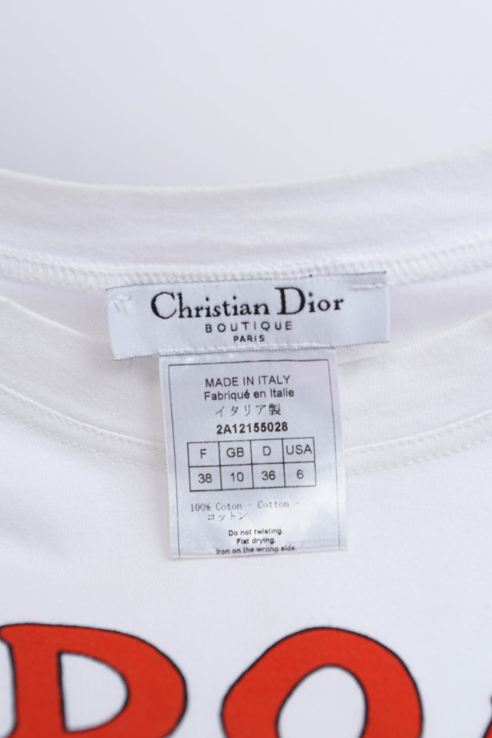 2000s Christian Dior "J'adore Dior" Mermaid T-Shirt