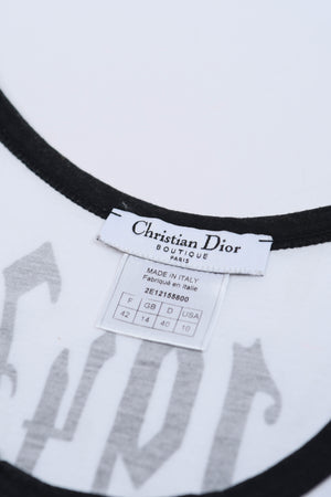 2002 Christian Dior John Galliano Gothic Vest Top