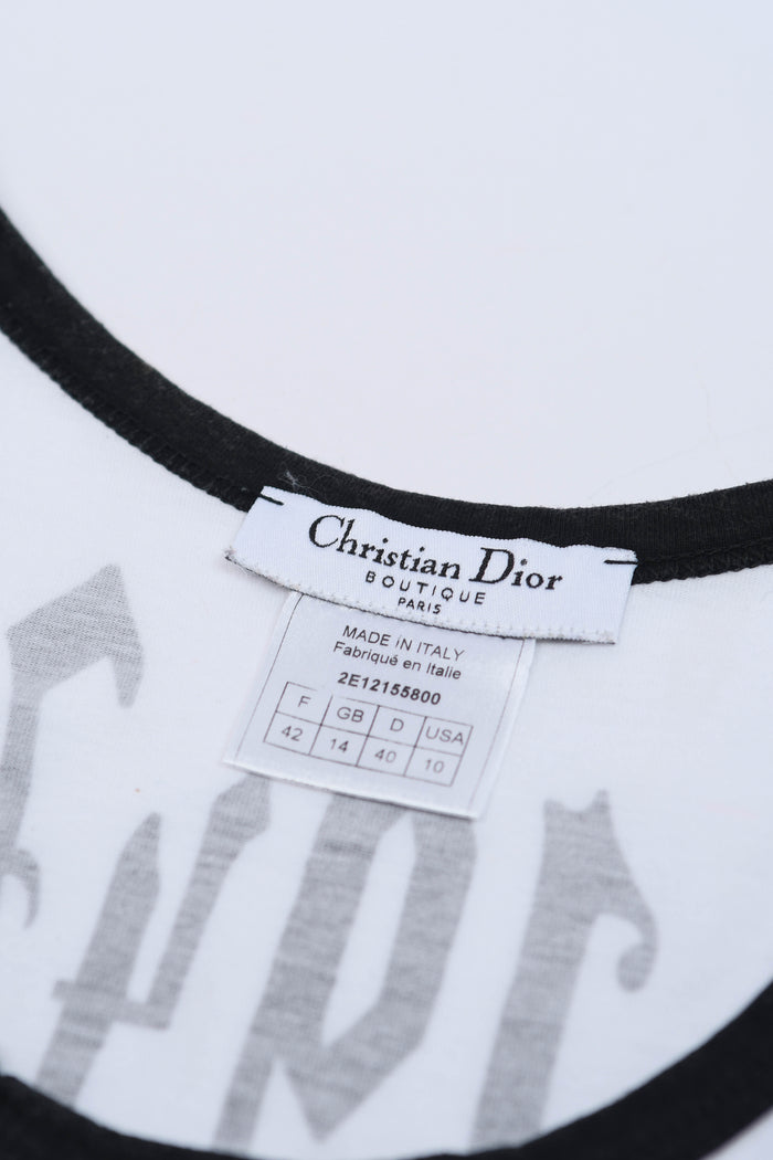 2002 Christian Dior John Galliano Gothic Vest Top