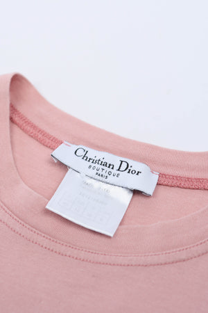 RARE 2000s Christian Dior Pale Pink "J'adore Dior" Tank Top