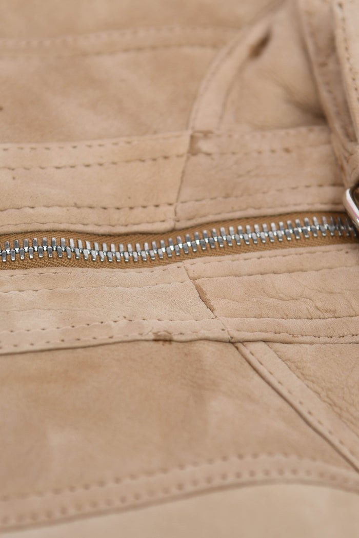 Vintage Celine Suede Shearling Jacket