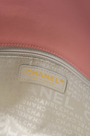 RARE 2000s Chanel Camellia Printed Medium Single Flap Bag