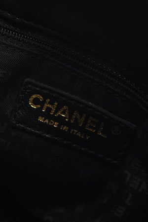 2000s Chanel Embroidered Multicolour Icon Shoulder Bag