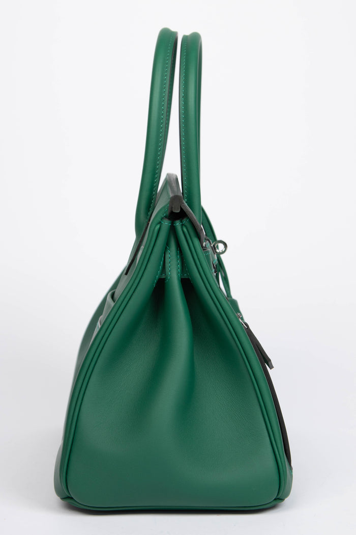 SUPER RARE 2025 Hermès Birkin 30cm Colormatic Vert Moyen Swfit Leather PHW