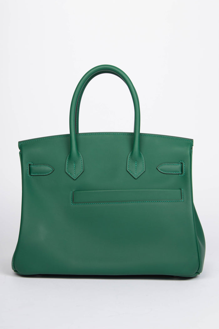 SUPER RARE 2025 Hermès Birkin 30cm Colormatic Vert Moyen Swfit Leather PHW