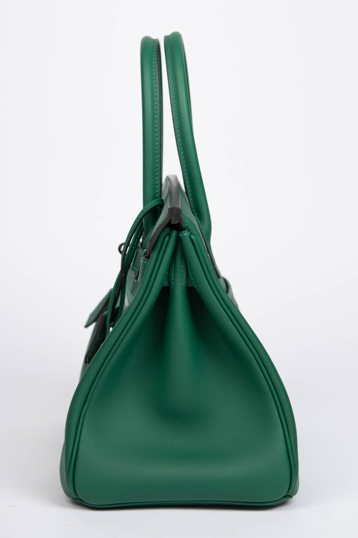 SUPER RARE 2025 Hermès Birkin 30cm Colormatic Vert Moyen Swfit Leather PHW