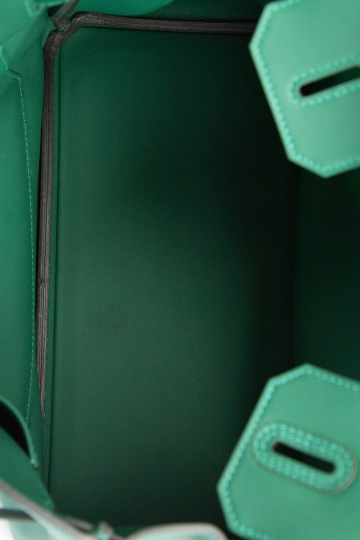 SUPER RARE 2025 Hermès Birkin 30cm Colormatic Vert Moyen Swfit Leather PHW