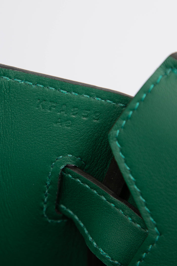 SUPER RARE 2025 Hermès Birkin 30cm Colormatic Vert Moyen Swfit Leather PHW