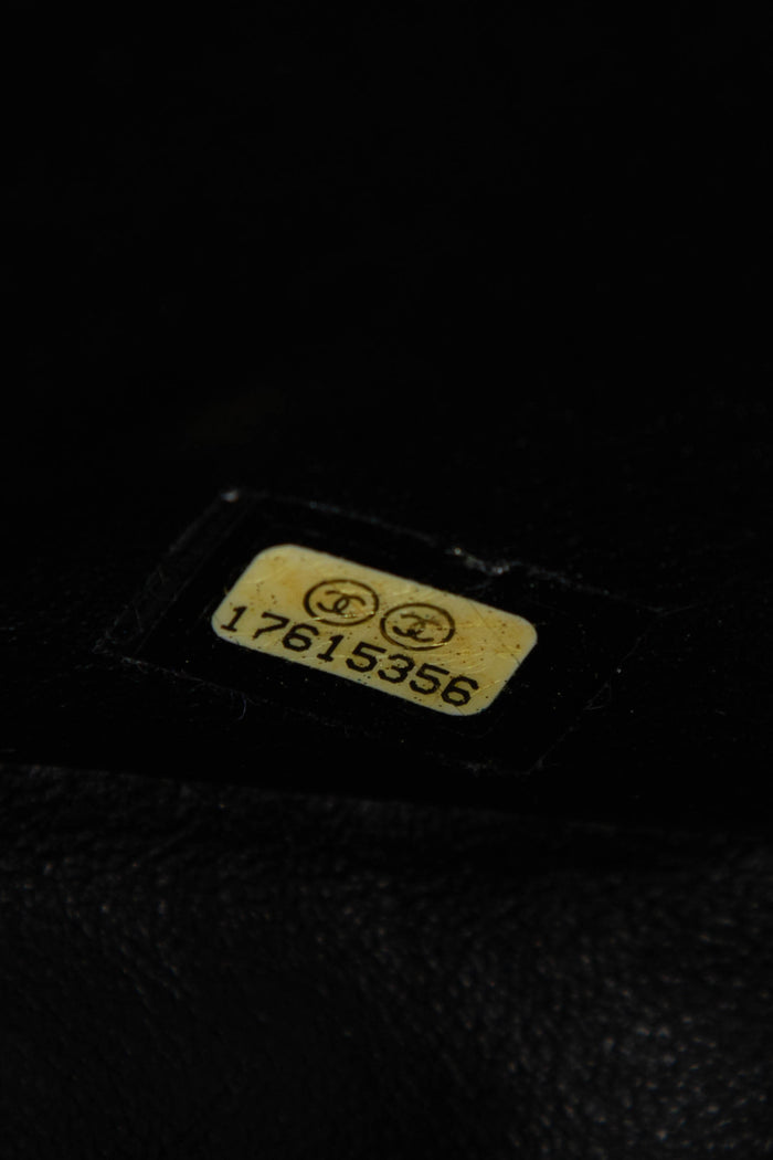 2010s Chanel Black Patent Leather Mini Rectangular Single Flap Bag