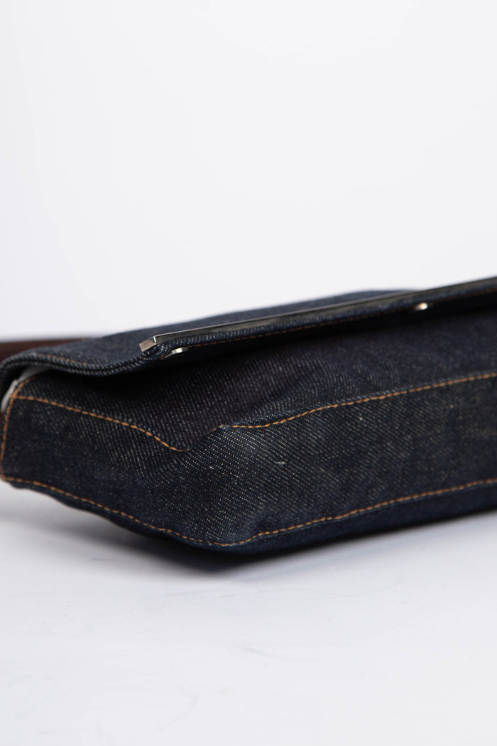 Vintage Fendi Denim Shoulder Bag