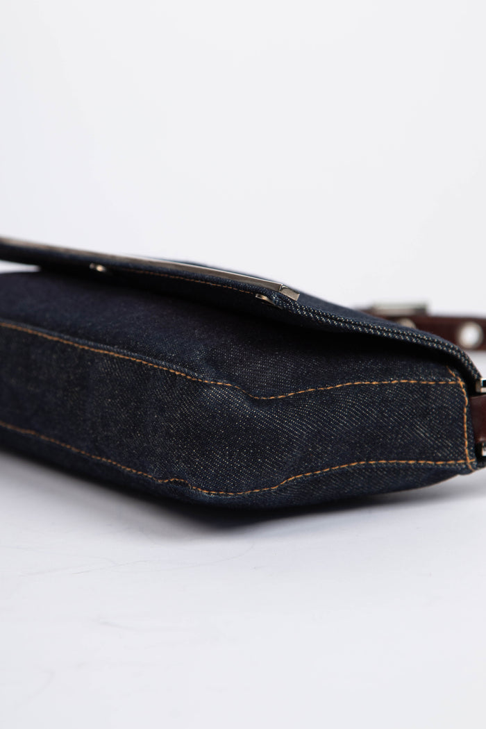 Vintage Fendi Denim Shoulder Bag