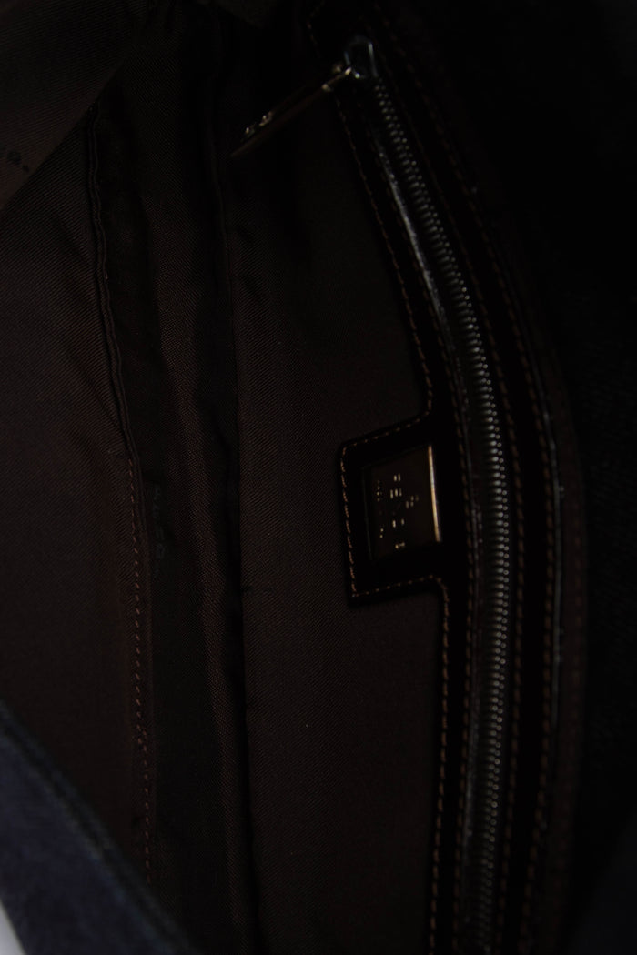 Vintage Fendi Denim Shoulder Bag