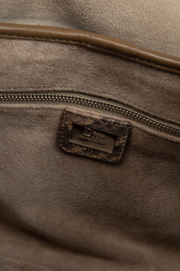 LIMITED EDITION Vintage Christian Dior Python Jazz Club Shoulder Bag