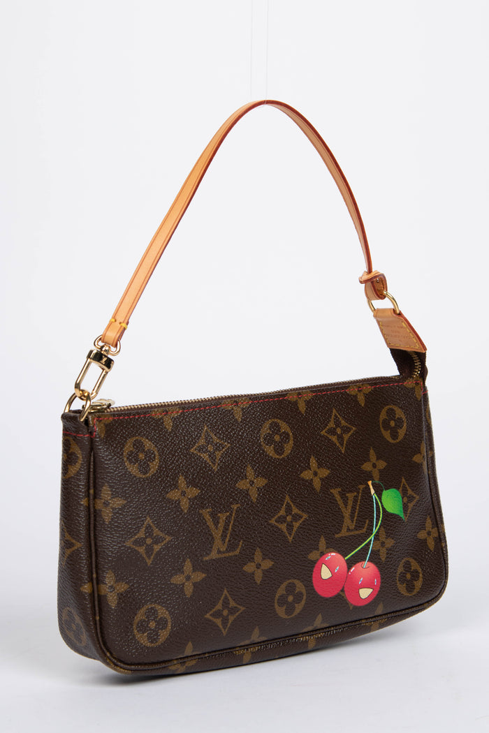 RARE Louis Vuitton x Takashi Murakami Cherry Pochette Accessoires