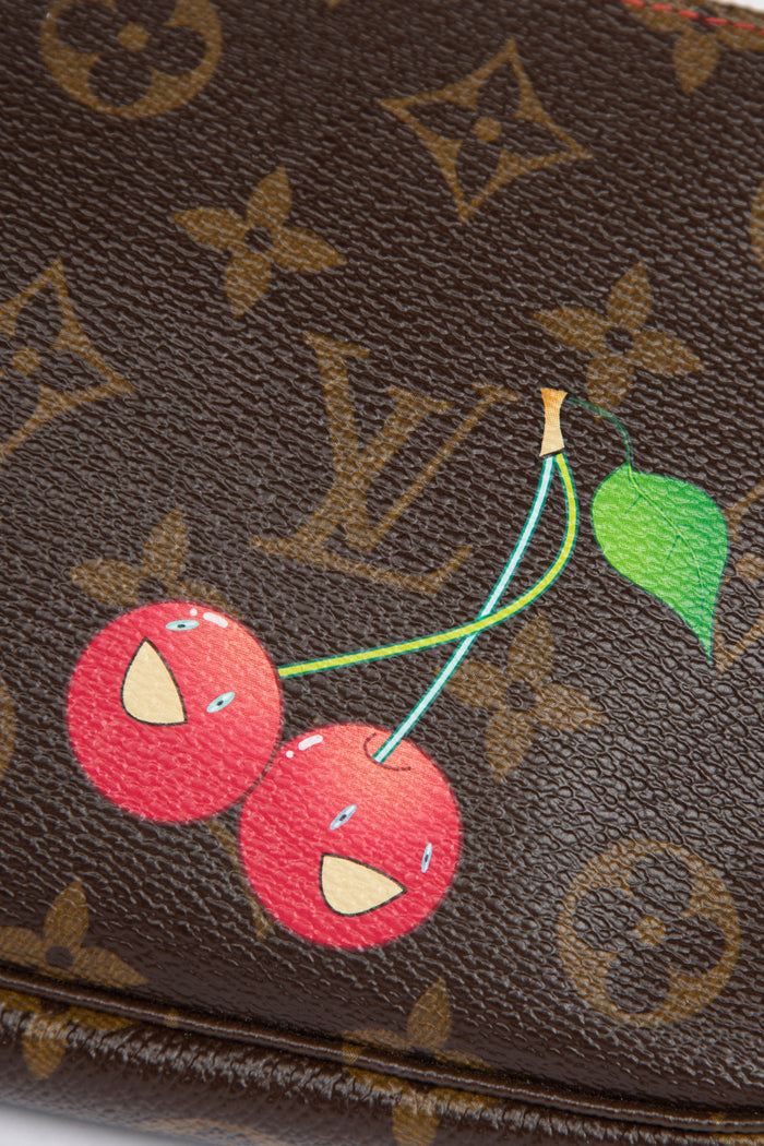 RARE Louis Vuitton x Takashi Murakami Cherry Pochette Accessoires